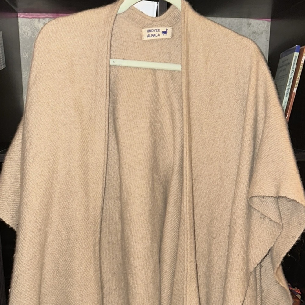 100% Alpaca Shawl/Cape by Industry of All Nations